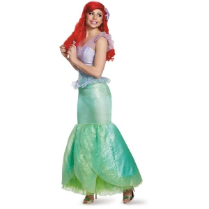 Womens Ultra Prestige The Little Mermaid Ariel Ball Gown Dress Costume - Womens Small (4-6) approx 24-26 waist~ 35-37 hips~ 33-35 bust 110-120 lbs