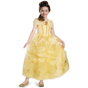 Child's Girls Disney Prestige Belle Beauty And The Beast Ball Gown Dress Costume - Toddler (3T-4T) approx 22-23" chest~ 20-21" waist for 39-42" height