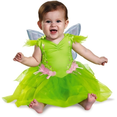 Child Girls Deluxe Disney Peter Pan Tinker Bell Fairy Baby Infant Dress Costume 