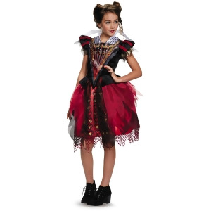 Tween Girls Alice Through The Looking Glass Red Queen Costume - Girls Large (10-12) for ages 8-10~ 60-87 lbs approx 28"-30" chest~ 24"-25" waist~ 30-3
