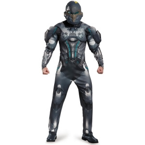 Adult's Mens Halo Guardians Nightfall Spartan Iv Armor Locke Costume - XXL (2XL 50-52) 50-52" chest~ 44-46" waist~ 5'11" - 6'1" approx 260-280lbs