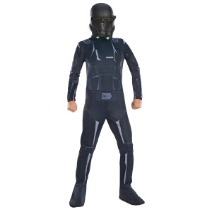 Child's Boys Star Wars Rogue One Death Trooper Empire Soldier Costume - Boys Medium (8-10) for ages 5-7 approx 27"-30" waist~ 50-54" height