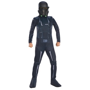 Child's Boys Star Wars Rogue One Death Trooper Empire Soldier Costume - Boys Large (12-14) for ages 8-10 approx 31"-34" waist~ 55-60" height