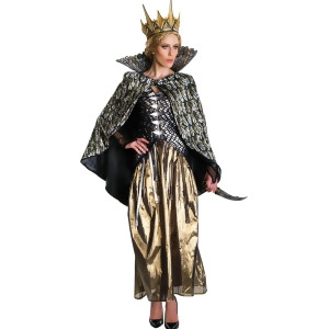 Adult's Womens Deluxe The Hunstman Winters War Queen Ravenna Dress Costume - Womens Medium (8-10) approx 35-37" bust & 27-29" waist