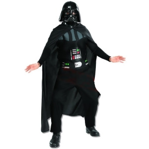 Adult's Mens Classic Star Wars Dark Lord Darth Vader Villain Costume - Mens Standard (44) 44" chest~ 5'9" - 5'11" approx 170-190lbs