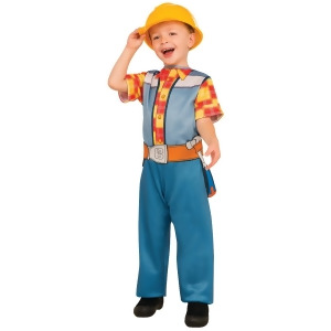 Child's Boys Bob The Builder Construction Worker Jumpsuit Costume - Boys Medium (8-10) for ages 5-7 approx 27"-30" waist~ 50-54" height