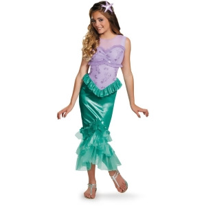 Adult's Womens Disney Princess The Little Mermaid Ariel Dress Costume - Womens Small (4-6) approx 24-26 waist~ 35-37 hips~ 33-35 bust 110-120 lbs