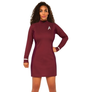 Womens Red Sexy Star Trek Beyond Uhura Dress Costume - Womens Medium (10-14) approx 36-40" bust & 27-32" waist