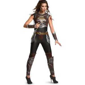 Womens Prestige World Of Warcraft Garona Half Orc Draenei Costume - Womens Small (4-6) approx 24-26 waist~ 35-37 hips~ 33-35 bust 110-120 lbs