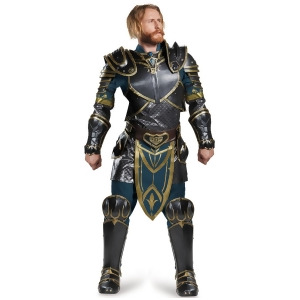 Mens Prestige World Of Warcraft Anduin Lothar Lion Of Azeroth Costume - Mens Large-XL (42-46) 44-46" chest~ 38-42" waist~ 5'9" - 5'11" approx 195-220l