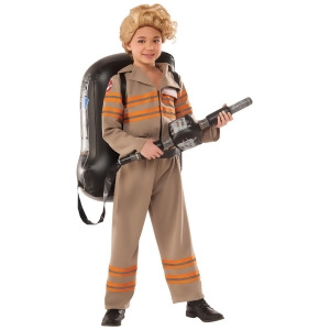 Child's Deluxe Boys Girls Ghostbusters Ghost Buster Jumpsuit Costume - Boys Large (12-14) for ages 8-10 approx 31"-34" waist~ 55-60" height