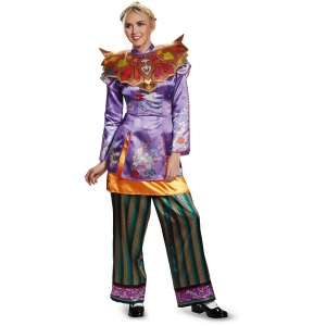 Womens Deluxe Alice Through The Looking Glass Asian Style Costume - Womens XL (18-20) approx 37-39 waist - 47-49 hips - 45-47 bust - 175-190 lbs