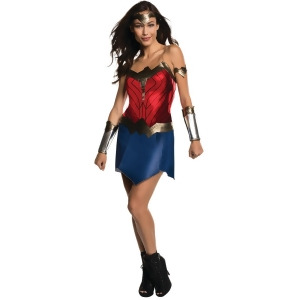 Adult's Womens Wonder Woman Dawn Of Justice Super Hero Costume - Womens Large (10-12) approx 37-39 bust~ 29-31 waist