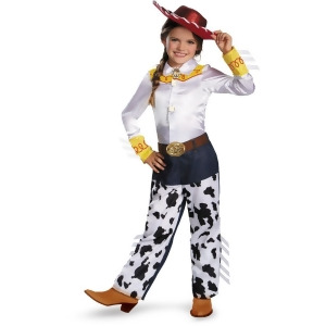 Child's Girls Prestige Toy Story Jessie Roundup Gang Cowgirl Costume - Girls Small (4-6x) for ages 3-5~ 39-50 lbs approx 23"-26" chest~ 21"-23" waist~