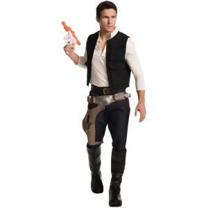 Adult's Mens Deluxe Grand Heritage Star Wars Han Solo Costume - Mens Standard (44) 44" chest~ 5'9" - 5'11" approx 170-190lbs