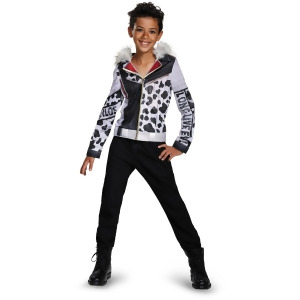 Child's Boys Deluxe Descendants Isle Of The Lost Carlos Villain Jacket Costume - Boys Large (10-12) for ages 8-10~ 60-87 lbs approx 28"-30" chest~ 24"