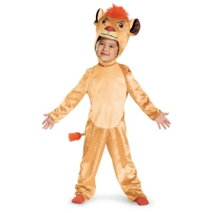 Child's Boys Classic Kion The Lion King Prince Of Pride Rock Costume - Toddler (3T-4T) approx 22-23" chest~ 20-21" waist for 39-42" height & 34-38 lbs