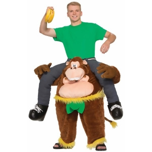 Adults Monkeying Around Comical Gorilla Rider Suit Costume 34 Standard Mens Standard 34 waist 5'9 5'11 approx 170-190lbs - All