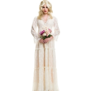Adult's Womens Lost Soul Bride Ghostly Corpse Spirit Wedding Gown Costume - Womens 3X approx 42 waist~ 50 hips~ 50 bust C-DD