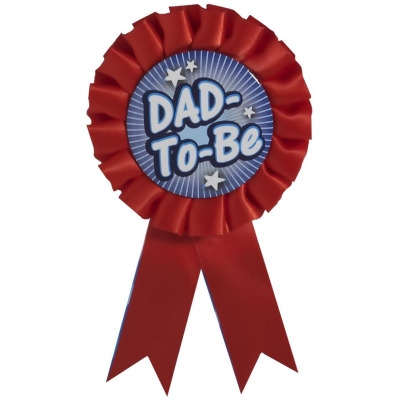 Dad To Be Congratulatory Award Ribbon Costume Accessory - Standard size 