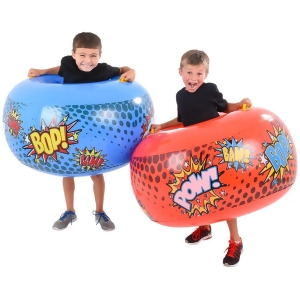 Set Of 2 Child's Inflatable Crazy Collision Crashers Body Bumpers Toys Standard size - All