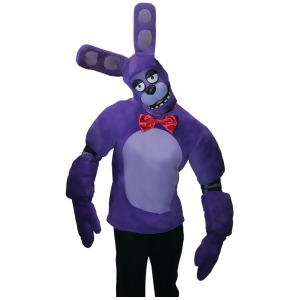 Adult Five Nights At Freddy's Plush Bonnie Rabbit Survival Horror Costume - Mens Large (42-44) 42-44" chest~ 5'8" - 6'2" approx 175-190lbs