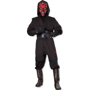 Adult Men's Star Wars Phantom Menace Darth Maul Sith Lord Costume - Mens Standard (44) 44" chest~ 5'9" - 5'11" approx 170-190lbs