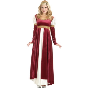 Adult's Womens Lady Of Camelot Medieval Renaissance Wine Dress Costume - Womens X-Large (14-16) approx 30.5 waist~ 42 hips~ 40.5 bust~ C-D