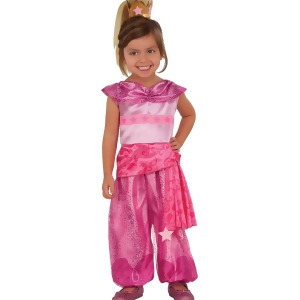 Child's Girls Shimmer And Shine Leah Genie Costume - Girls Small (4-6) for ages 3-5 - 44-48" height - 25-26" waist
