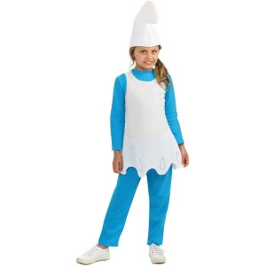Child's Girls Smurfs The Lost Village Smurfette Costume - Girls Small (4-6) for ages 3-5 - 44-48" height - 25-26" waist