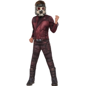 Child's Boys Deluxe Guardians Of The Galaxy Vol. 2 Starlord Costume - Boys Small (4-6) for ages 3-5 - 44-48" height - 25-26" waist