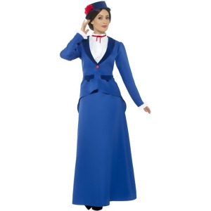 Adult's Womens Victorian Era Sweet Nanny Caretaker Dress Costume - Women's Large 14-16 - approx 32"-34" waist - 42.5"-44.5" hips - 40"-42" bust - 140-