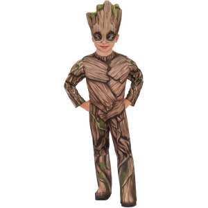 Toddlers Guardians Of The Galaxy Vol. 2 Groot Costume X-Small 2-4 Child's X-Small 2-4 for ages 1-3 35-39 height 22-24 waist - All