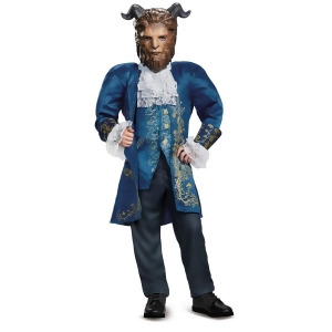 Child's Boys Deluxe Beauty And The Beast Prince Costume - Boys Medium (7-8) for ages 5-7 - 48-60 lbs approx 26.5" chest - 24.5" waist - 27.5" hips - 2