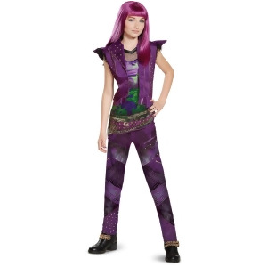 Child's Girls Classic Disney Descendants 2 Isle Look Mal Costume - Girls Large (10-12) for ages 8-10 - 67-84 lbs approx 30.5" chest - 27" waist - 32" 