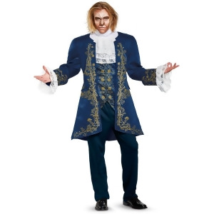 Adult's Mens Prestige Beauty And The Beast Prince Costume - Mens Large-XL (42-46) 42-46" chest - 38-42" waist - 42-44" hips - 30-32" inseam - 5'9" - 5