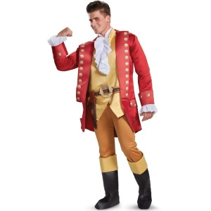 Adult's Mens Prestige Beauty And The Beast Gaston Costume - Mens XXL (2XL 50-52) 50-52" chest - 44-46" waist - 50-52" hips - 30-32" inseam - 5'11" - 6