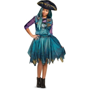 Child's Girls Classic Disney Descendants 2 Isle Look Uma Costume - Girls Large (10-12) for ages 8-10 - 67-84 lbs approx 30.5" chest - 27" waist - 32" 