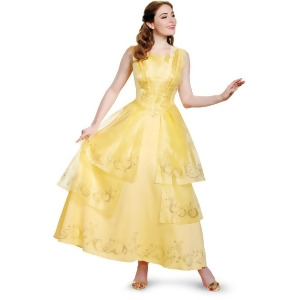 Adult's Womens Prestige Beauty And The Beast Belle Gown Costume - Womens Standard (18-20) approx 37-39 waist - 47-49 hips - 45-47 bust - inseam 26-28"