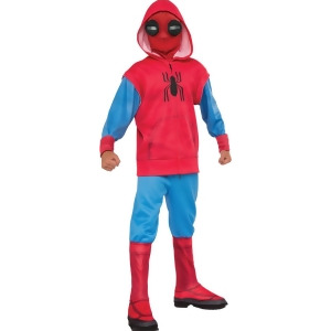 Child's Boys Spider-Man Homecoming Hoodie Sweats Costume - Boys Large (12-14) for ages 8-10 approx 31"-34" waist - 56-60" height