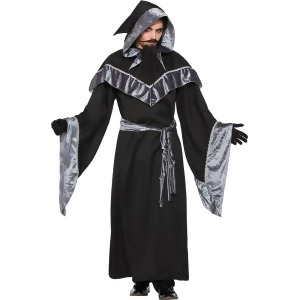 Adult Mens Magical Mage Superior Sorcerer Grand Wizard Costume Large 42 Mens Large 42 5'7 6'1 approx 150-180lbs - All