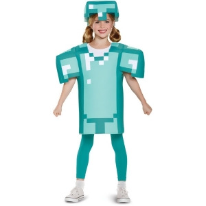 Child's Boys Classic Minecraft Armor Mine Craft Mojang Costume - Boys Large (10-12) for ages 8-10 - 60-87 lbs approx 28" chest - 26.5" waist - 30" hip