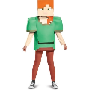 Child's Girls Classic Minecraft Alex Mine Craft Mojang Costume - Girls Small (4-6x) for ages 3-5 - 9-50 lbs approx 26" chest - 23" waist - 26.5" hips 