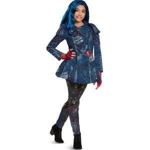 Child's Girls Deluxe Disney Descendants 2 Isle Look Evie Costume - Girls Small (4-6x) for ages 3-5 - 9-50 lbs approx 26" chest - 23" waist - 26.5" hip