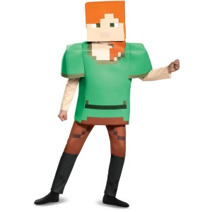 Child's Girls Deluxe Minecraft Alex Mine Craft Mojang Costume - Girls Medium (7-8) for ages 5-7 - 58-66 lbs approx 29" chest - 26" waist - 30.5" hips 