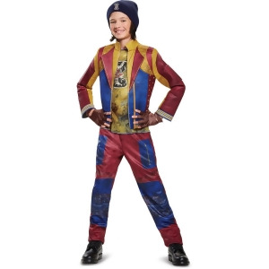 Child's Boys Deluxe Disney Descendants 2 Isle Look Jay Costume - Boys Large (10-12) for ages 8-10 - 60-87 lbs approx 28" chest - 26.5" waist - 30" hip