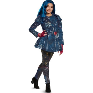 Girls Deluxe Disney Descendants 2 Isle Look Evie Costume Bundle - Girls XL (Teen 14-16) for ages 12-14 - 85-100 lbs approx 33" chest - 29" waist - 34.