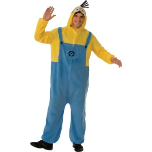 Adult Mens Despicable Me 3 Hooded Minion Jumpsuit Costume - Mens Small (36) 36" chest - 26-28" waist - 33" inseam - 5'6" - 5'9" approx 140-160lbs