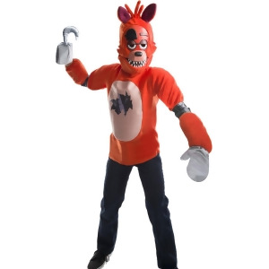 Child's Boys Five Nights And Freddy's Robot Foxy Costume - Boys Large (12-14) for ages 8-10 approx 31"-34" waist - 56-60" height