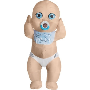 Adults Boo Boo Baby Mama's Boy Inflatable Costume One Size Mens Standard 46 46 chest 36-40 waist 33 inseam 5'9 5'11 approx 170-190lbs - All